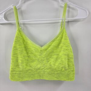 Old navy active lime green sporta bra racerback large